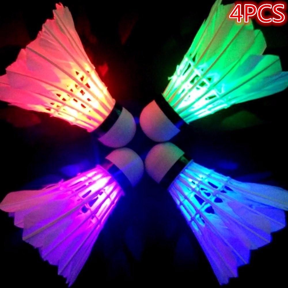 4-Pcs-Colorful-LED-Badminton-Shuttlecock-Bright-In-Night-Outdoor-Entertainment-Sport-Accessories-32744961979