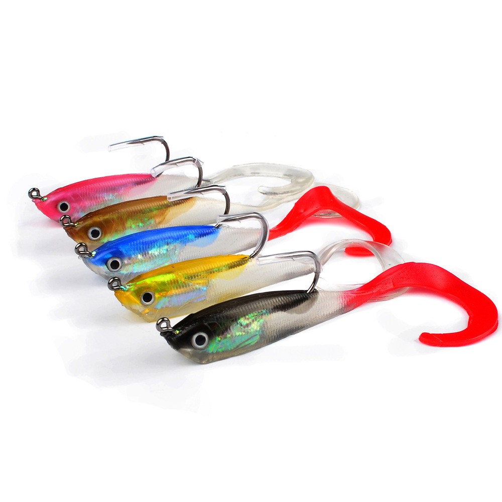 5-pieceslot-silicone-soft-baits-147G-10CM-lead-jig-head-fishing-lures-single-hook-artificial-bait-so-32754215369