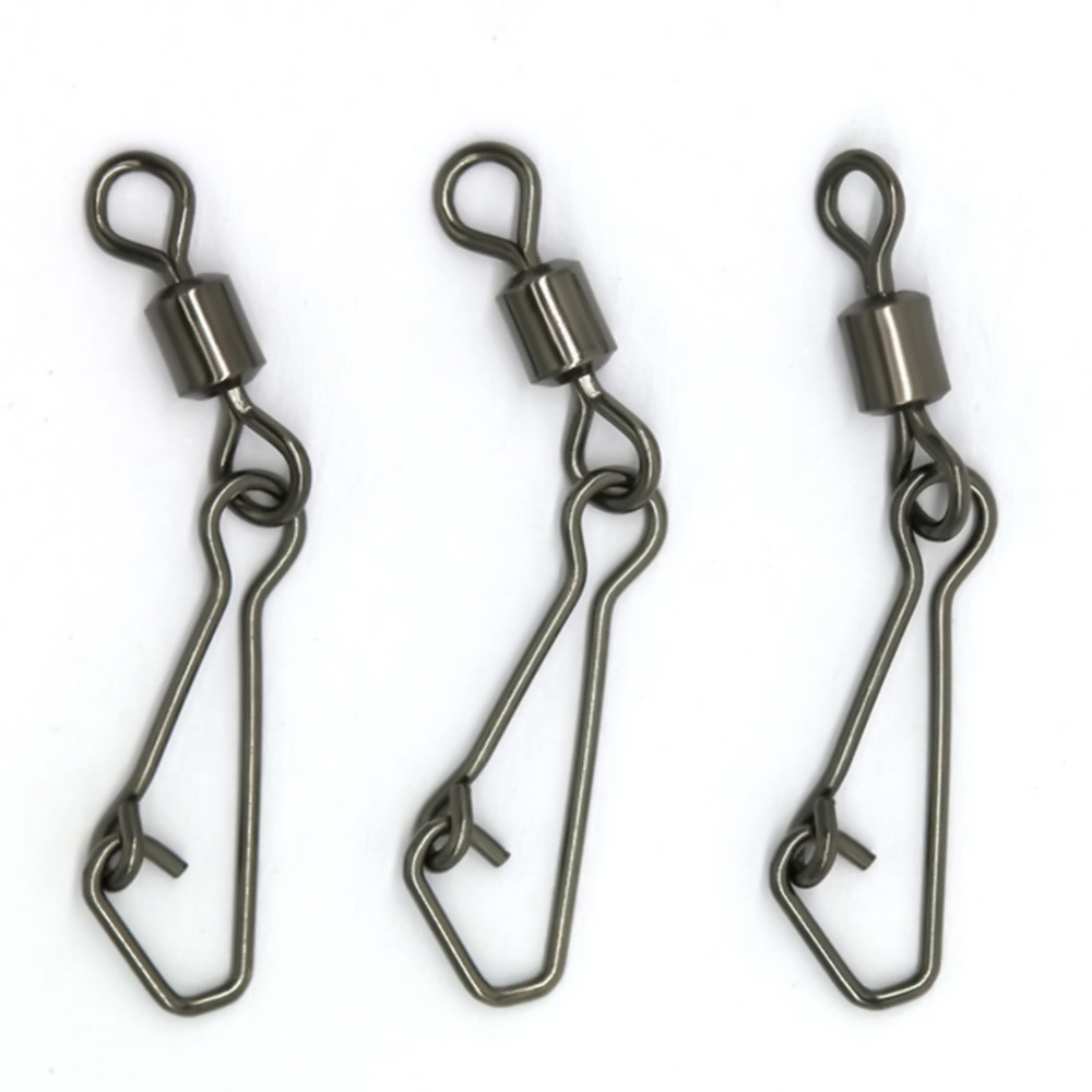 50PCS-Stainless-Steel-Fishing-Swivels-MSQL-Interlock-Rolling-Swivel-With-Hooked-Snap-Fish-Hook-Conne-32709490589