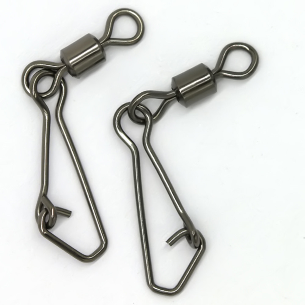 50PCS-Stainless-Steel-Fishing-Swivels-MSQL-Interlock-Rolling-Swivel-With-Hooked-Snap-Fish-Hook-Conne-32709490589