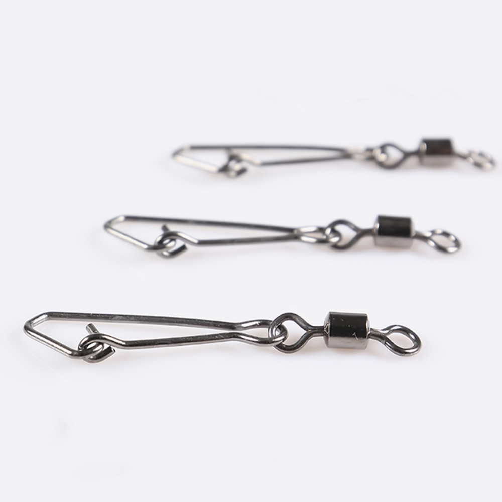 50PCS-Stainless-Steel-Fishing-Swivels-MSQL-Interlock-Rolling-Swivel-With-Hooked-Snap-Fish-Hook-Conne-32709490589