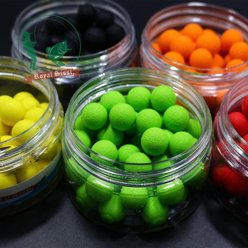 50pcsbox-smell-Pop-ups-Carp-Fishing-bait-Boilies-5Flavors-12mm-Floating-ball-beads-feeder-Artificial-32380243965