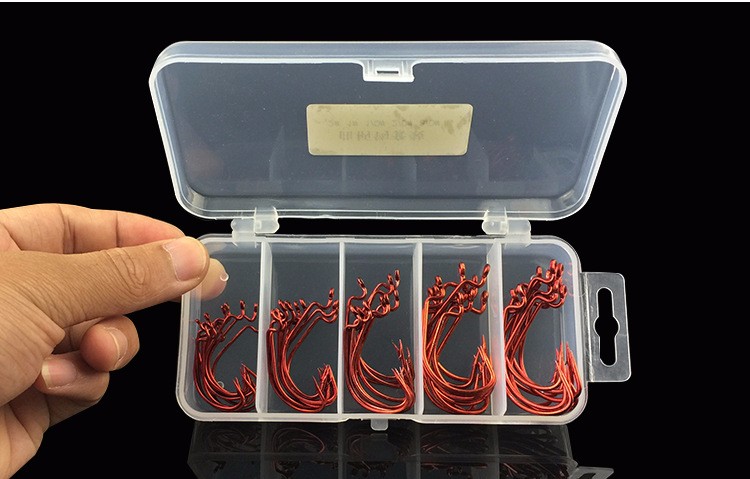 51-Pieces-Set-Red-Black-Worm-Hook-High-Carbon-Steel-Fishing-Hook-For-Texas-Rig-Soft-Bait-2-1-10-20-3-32684489475