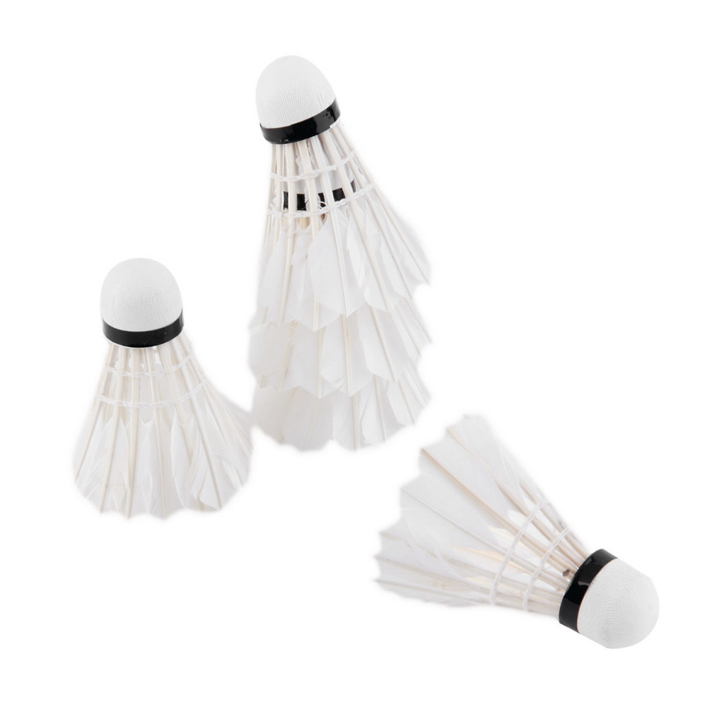 5pcs-Goose-Feather-Shuttlecock-Bird-White-Badminton-Ball-Game-Sport-Training-32554671264