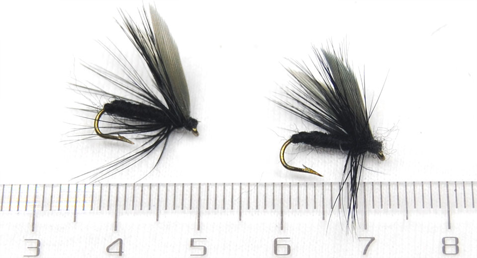 6PCS-Black-Fly-Larvae-With-Wings-Fly-Fishing-For-Trout-Bait-Size-12-32696236050