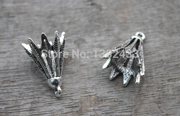 8pcs---Badminton-Charms-Antique-Tibetan-Silver-Tone-Shuttlecock-3D-Badminton-Charm-pendants-18x26mm-1988370498