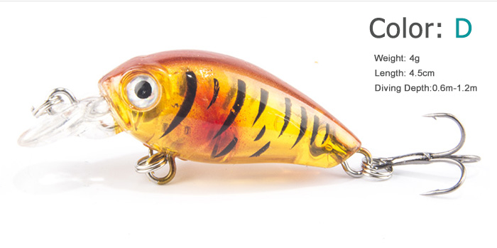 9pcslot-Mini-Crazy-Wobble-pesca-Crankbait-Hard-Crank-Bait-Tackle-Artificial-Fishing-Lures-Swimbait-F-32648288047