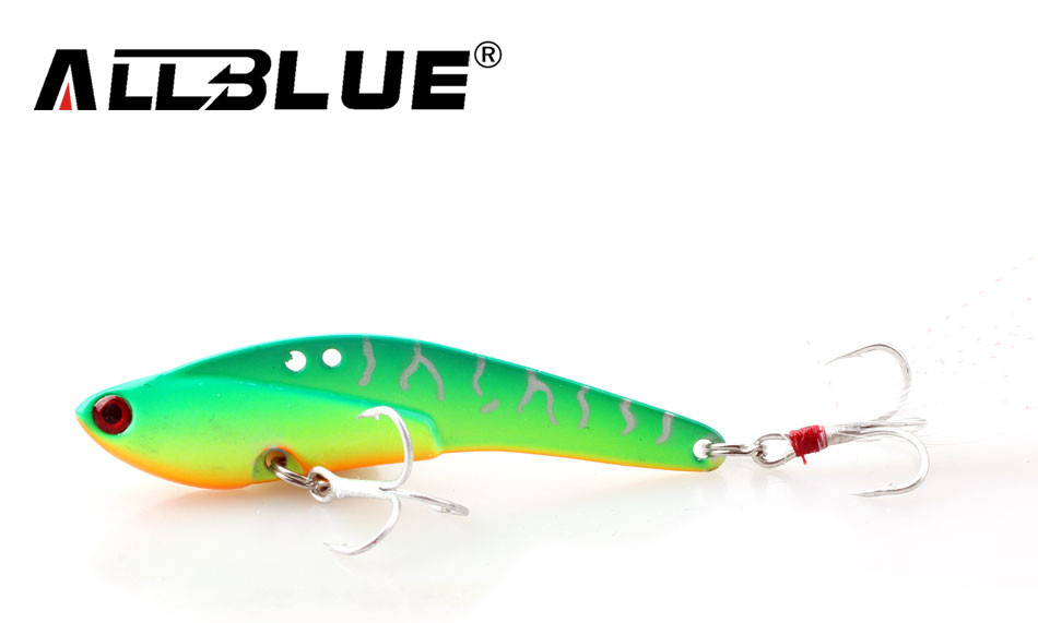 ALLBLUE-20g-25g-75cm-Blade-Lure-Metal-VIB-Hard-Bait-Salt-Water-Shallow-Water-Bass-Vibrations--Minnow-32773405327