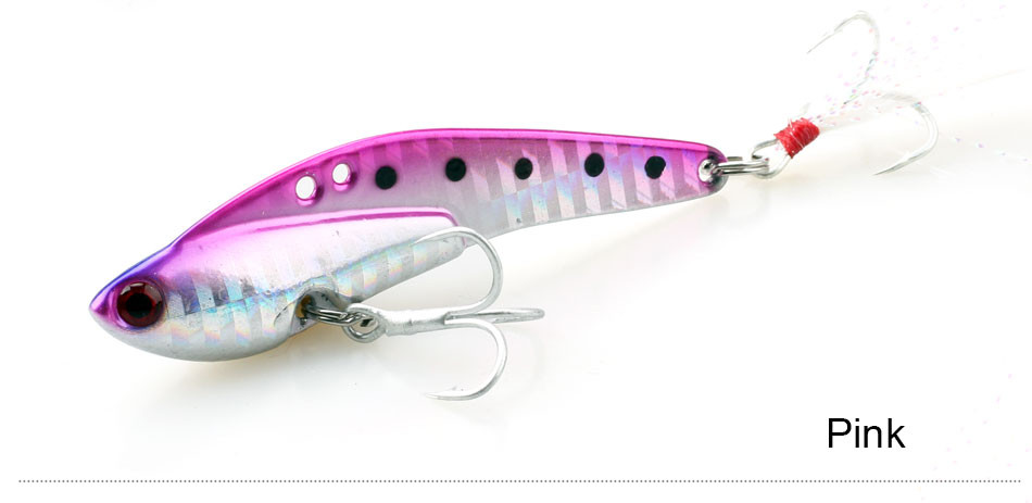 ALLBLUE-20g-25g-75cm-Blade-Lure-Metal-VIB-Hard-Bait-Salt-Water-Shallow-Water-Bass-Vibrations--Minnow-32773405327