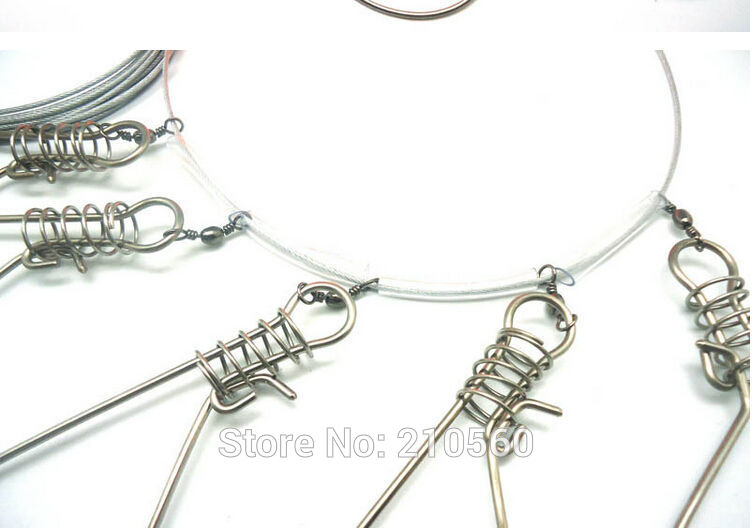 Agepoch-Promotion-Hot-Sale-5-Snap-Stainless-Steel-Ropes-Float-Fish-Stringer-Fishing-Lock-for-Accesso-32309593154