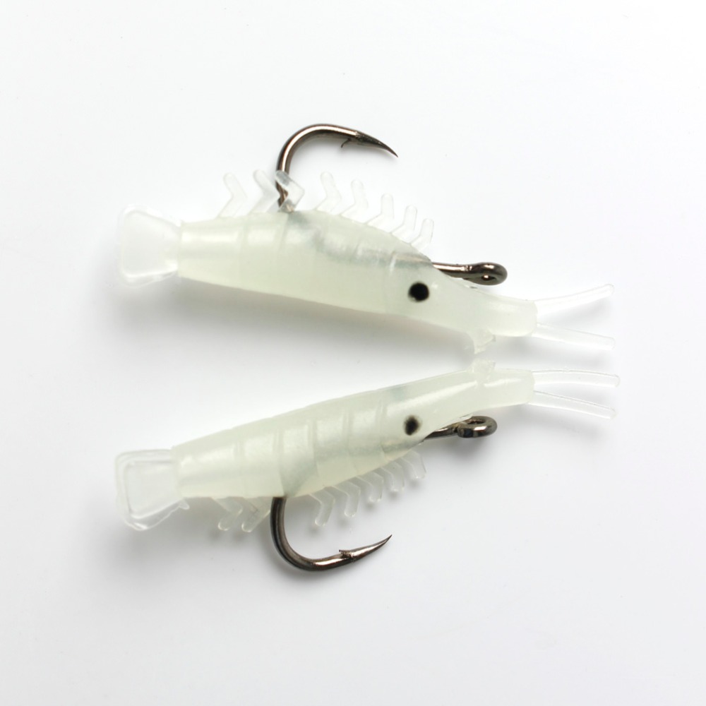 Anmuka-20pc-Sabiki-Soft-Fishing-Lure-38cm-Luminouspink-Shrimp-Bait-with-a-Singe-Hook-6-12-32456203384