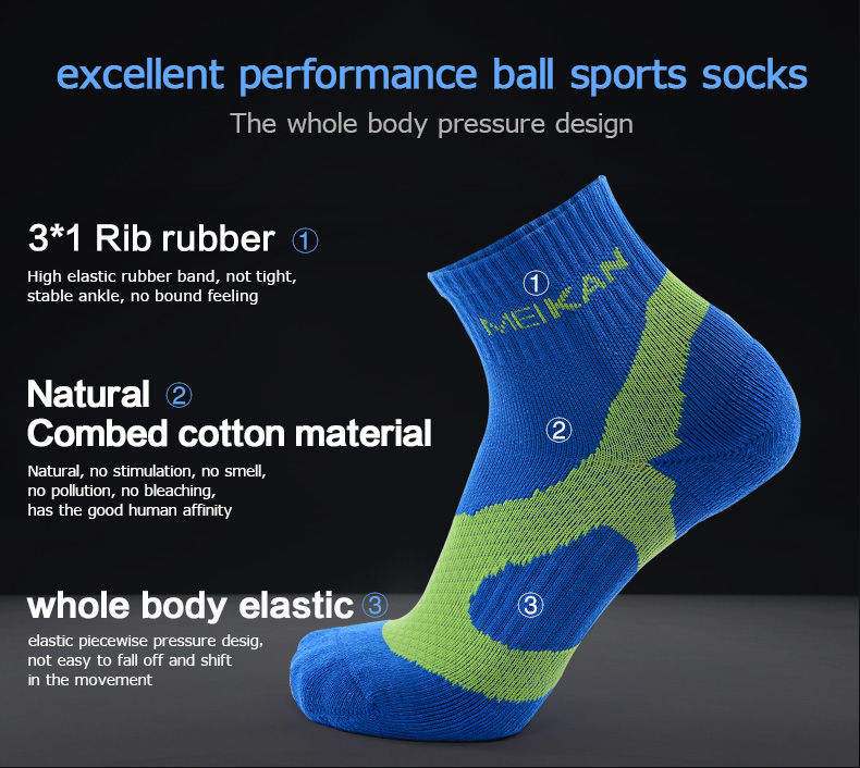 Badminton-Sports-Colorful-Socks-MEIKAN-Brand-Cotton-Solid-Terry-Cycling-Compression-Socks-Nylon-Stre-32702481308