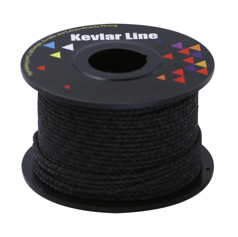 Black-Braided-Fishing-Line-8-Strands-100ft-500lbs-UV-Resistance-Kevlar-Kite-Line-For-Outdoor-Working-32601985334