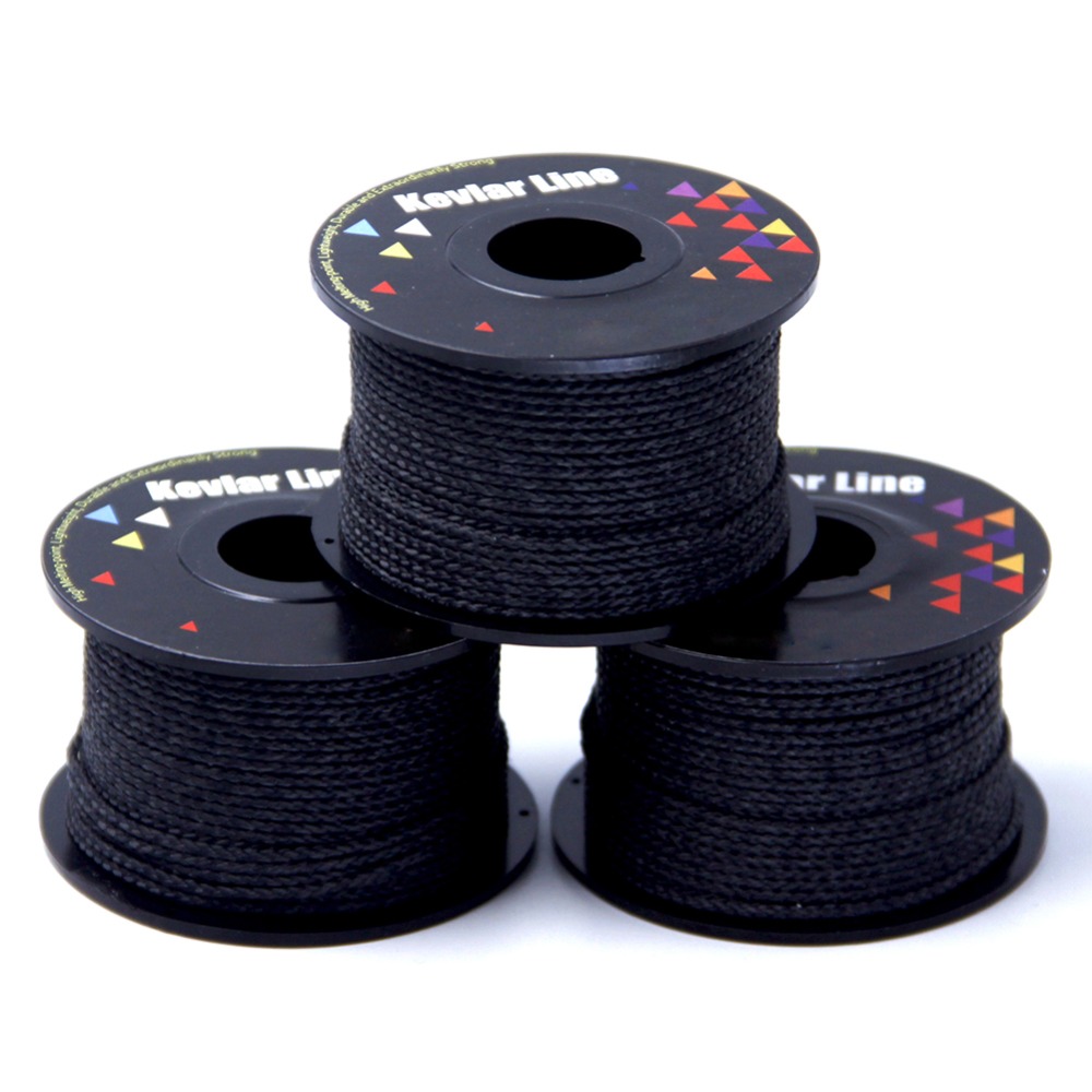 Black-Braided-Fishing-Line-8-Strands-100ft-500lbs-UV-Resistance-Kevlar-Kite-Line-For-Outdoor-Working-32601985334