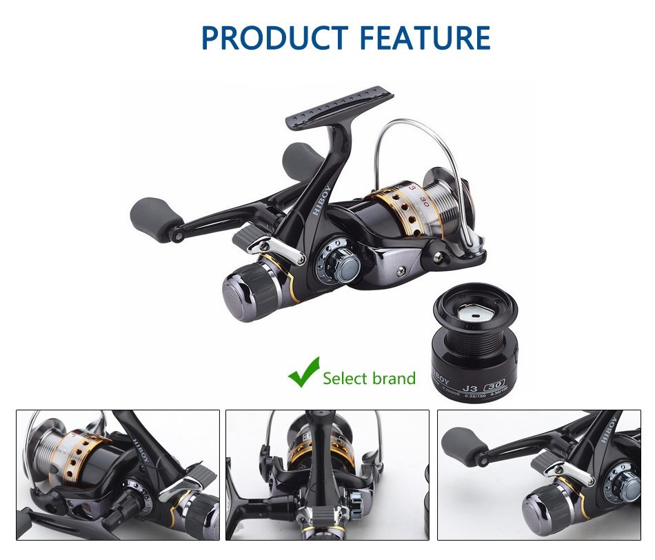 Carp-Spinning-Fishing-Reels-LeftRight-Handle-Metal-Spool-91BB-Stainless-steel-Shaft-Rear-Drag-Wheel--32642526645