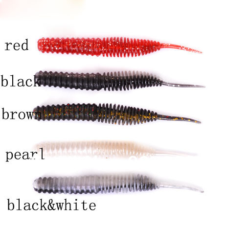 Crazy-Fish---15-pcs-Fishing-Soft-Bait-Cuttle-Tail-Grub-For-Bass-Pike-Walleye-Soft-Shad-40mm09g-32580468725