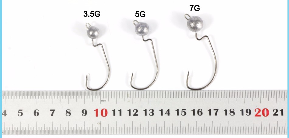 DAGEZI-5pcslot-crank-Jig-head-hook-35g-5g-7g-fishing-hook-lead-Jig-lure-hard-baits-soft-worm-fishing-32744801815