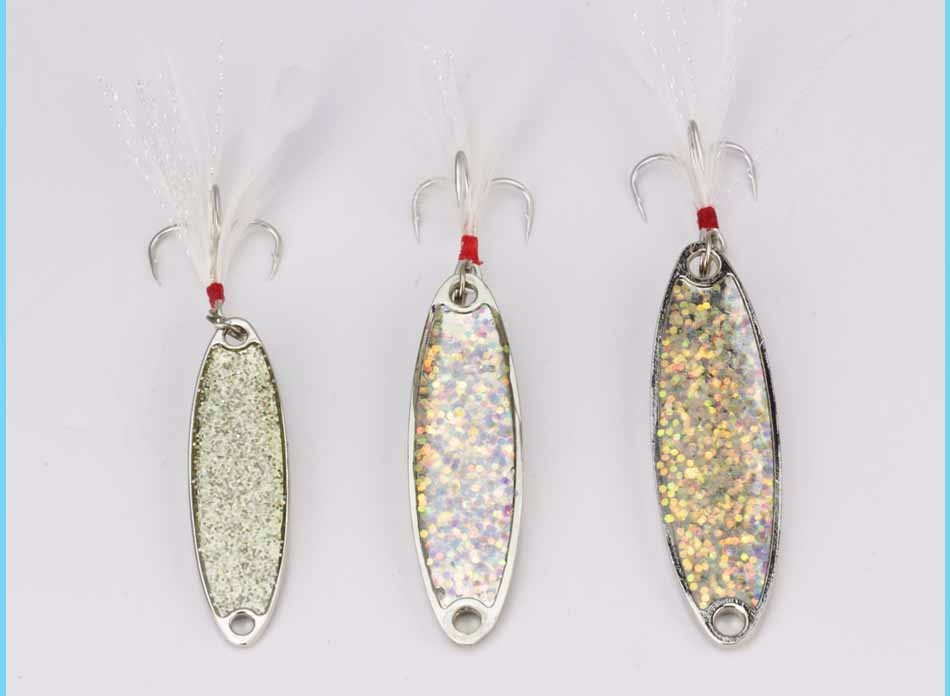 DAGEZI-Luminous-Metal-Spinner-Spoon-Fishing-Lure-Hard-Baits-Sequins-Noise-Paillette-with-Feather-Tre-32660396298