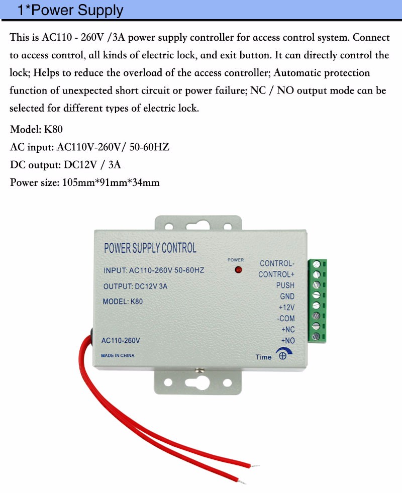 Electronic-key-lock--Drop-Bolt-Lock-System-RFID-Electronic-door-lock-kit-set-For-access-control-elec-32754908740