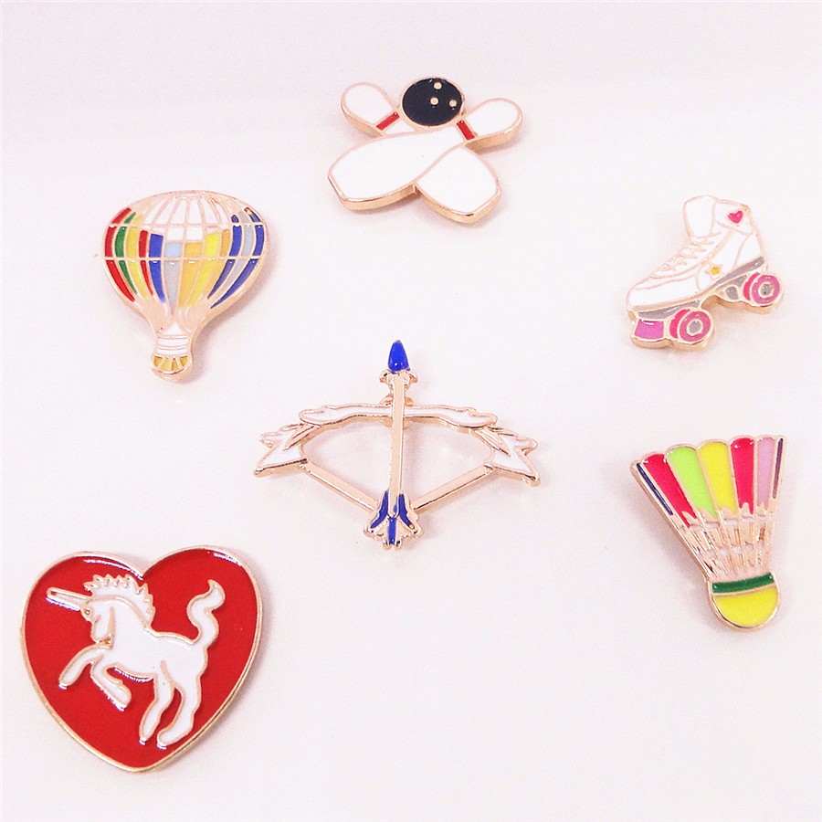 Europe-United-States-foreign-trade-jewelry-wholesale-sports-style-Hot-air-balloon-bow-and-arrow-badm-32718665667