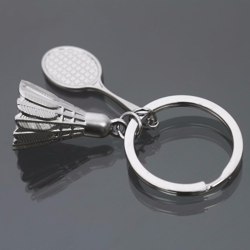 Fashion-alloy-mini-Badminton-racket-Keychain-men-women-sport-lover-Keyring-shuttlecock-Key-Chain-jew-32573824762