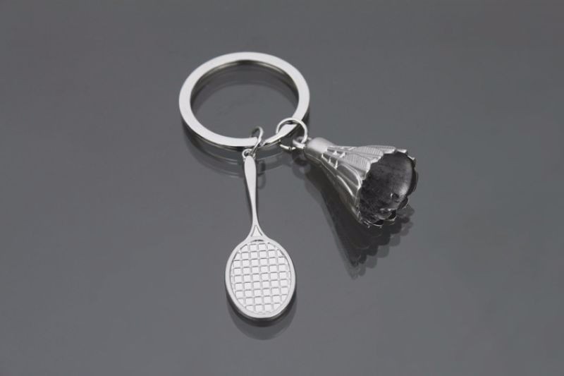 Fashion-alloy-mini-Badminton-racket-Keychain-men-women-sport-lover-Keyring-shuttlecock-Key-Chain-jew-32573824762