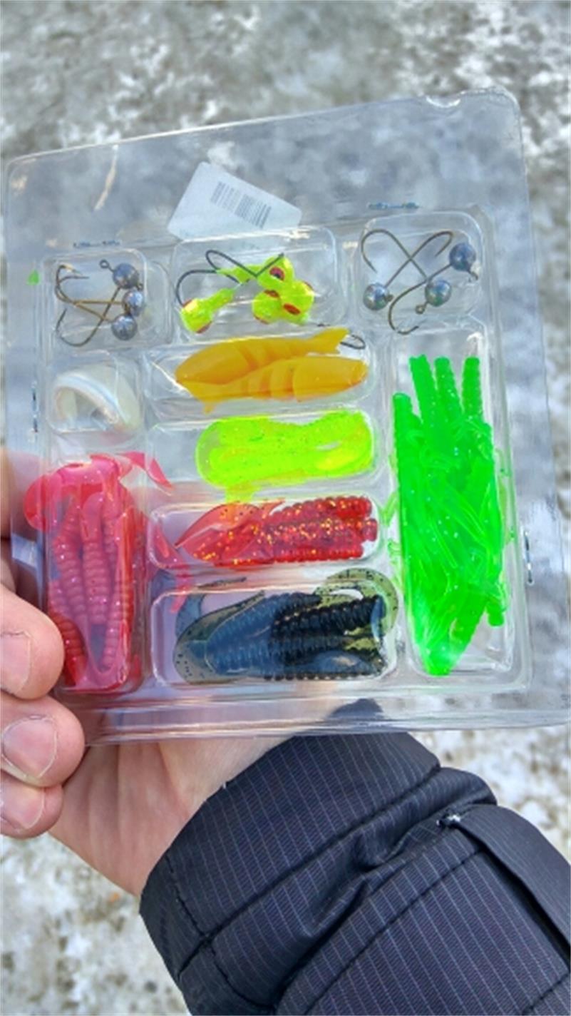 Fishing-Lure-Set-35Pcs-Soft-Worm-Fishing-Baits-10Lead-Jig-Head-Hooks-Sets--50Pcs-50mm-soft-Lures-Who-32656553982