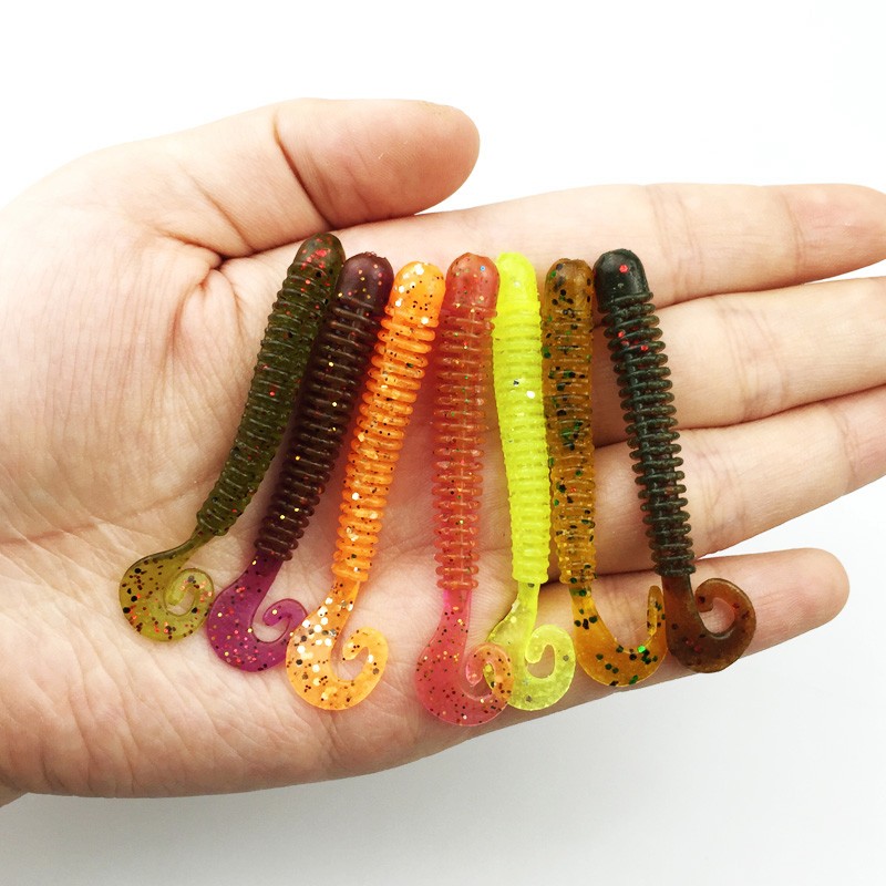 Fishing-lure-soft-with-salt-smell-12pcs-13g6cm-vivid-Fishing-Worm-Swimbait-Soft-Lure-Fishing-Bait-Fi-32755717598