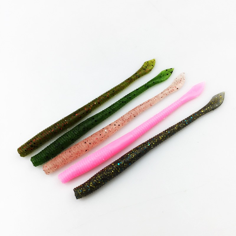 Fishing-lure-soft-with-salt-smell-7pcs-3g105cm-vivid-Fishing-Worm-Swimbait-Soft-Lure-Fishing-Bait-Fi-32755761155