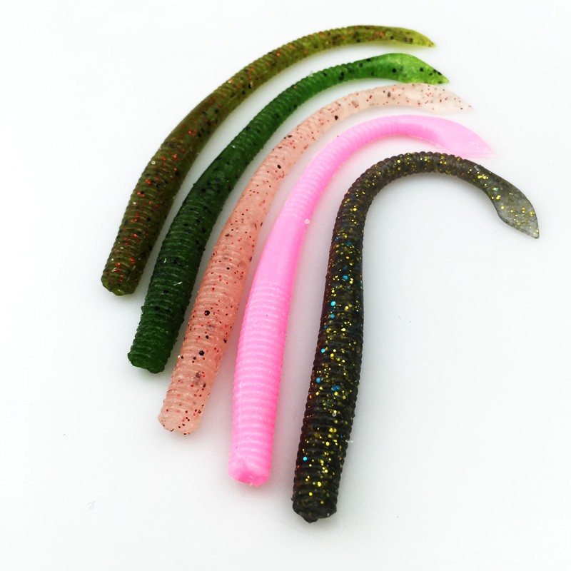 Fishing-lure-soft-with-salt-smell-7pcs-3g105cm-vivid-Fishing-Worm-Swimbait-Soft-Lure-Fishing-Bait-Fi-32755761155