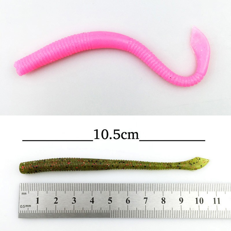 Fishing-lure-soft-with-salt-smell-7pcs-3g105cm-vivid-Fishing-Worm-Swimbait-Soft-Lure-Fishing-Bait-Fi-32755761155