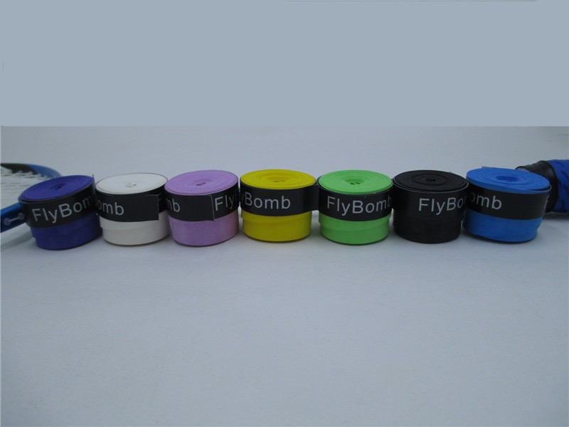 FlyBomb-10PCS-Badminton-Racket-OverGrips-Dry-Anti-skid-Sweat-Absorbed-Wraps-Taps-Tennis-Grips-Racque-32780829144