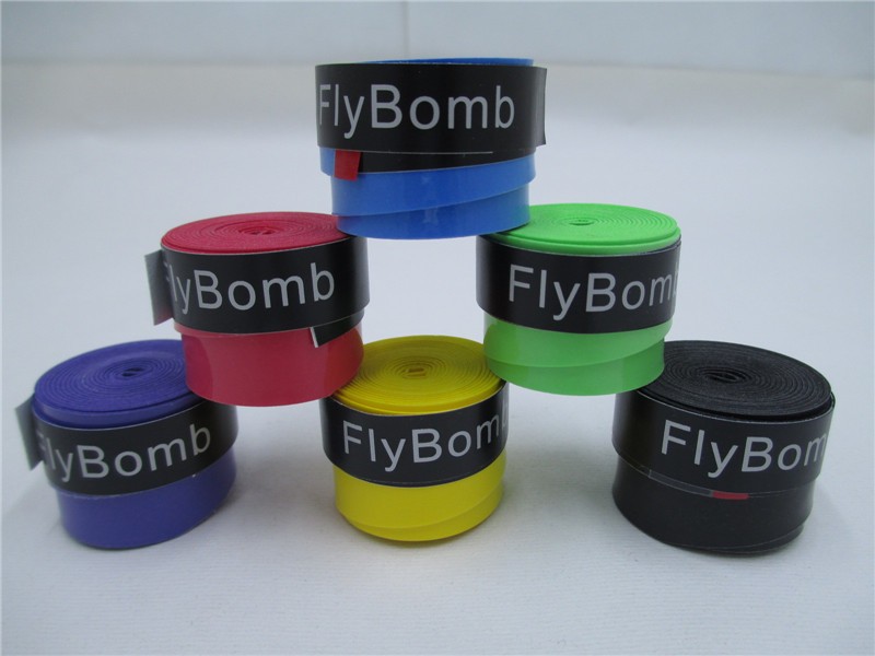 FlyBomb-Dry-Badminton-Racket-OverGrips-Anti-skid-Sweat-Absorbed-Wraps-Taps-Tennis-Grips-Racquet-Vibr-32715397679