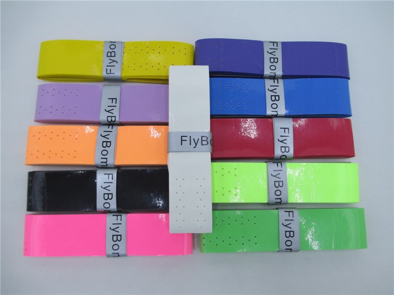 FlyBomb-Sticky-Badminton-Rackets-OverGrips-Soft-Tennis-Racquet-Wraps-High-Elasticity-Grips-with-Hole-32710800094