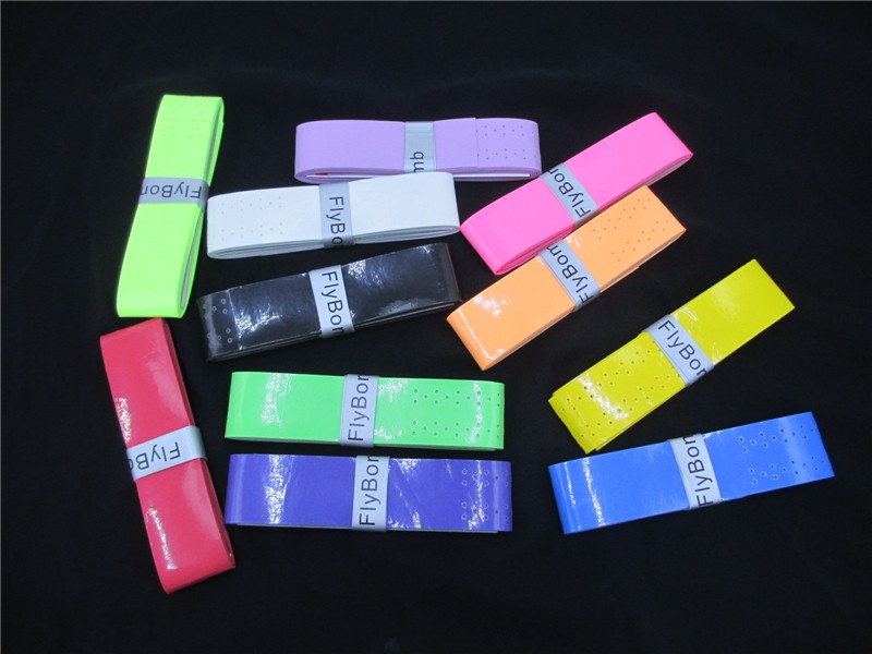 FlyBomb-Sticky-Badminton-Rackets-OverGrips-Soft-Tennis-Racquet-Wraps-High-Elasticity-Grips-with-Hole-32710800094