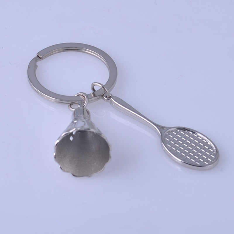 Free-Shipping-1-piece-Creative-gifts-accessories-Badminton-and-racket-key-chain-shuttlecock-amp-badm-32728059044