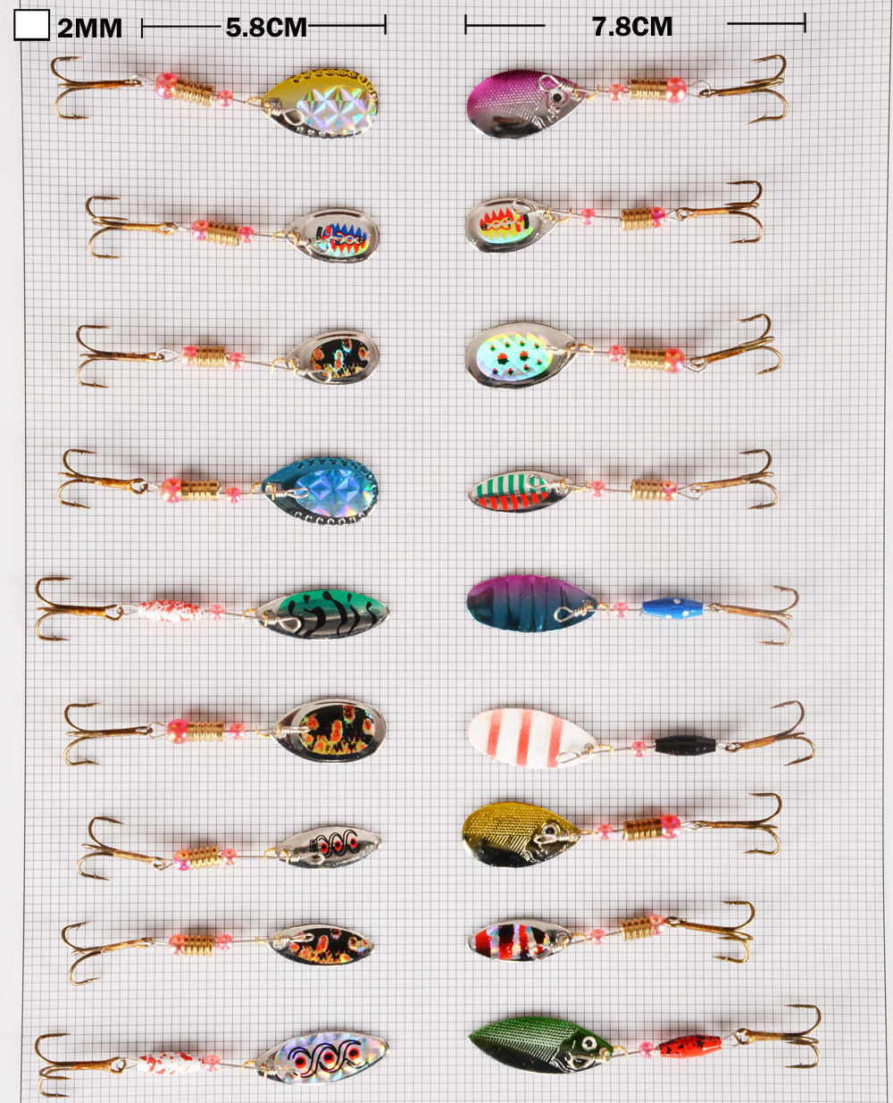 Free-shipping-Fishing-Lure-Spinner-Bait-30pcs-Spinnerbait-Metal-Hard-Lure-Artificial-Isca-spoon-Mult-32229894799