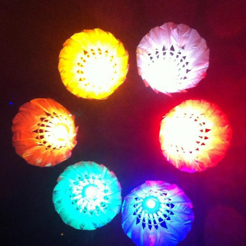 Free-shipping-New-Lighting-Badminton-Dark-Night-Colorful-LED-Lighting-Sport-Badminton-Light-Spot-Shu-32599029162