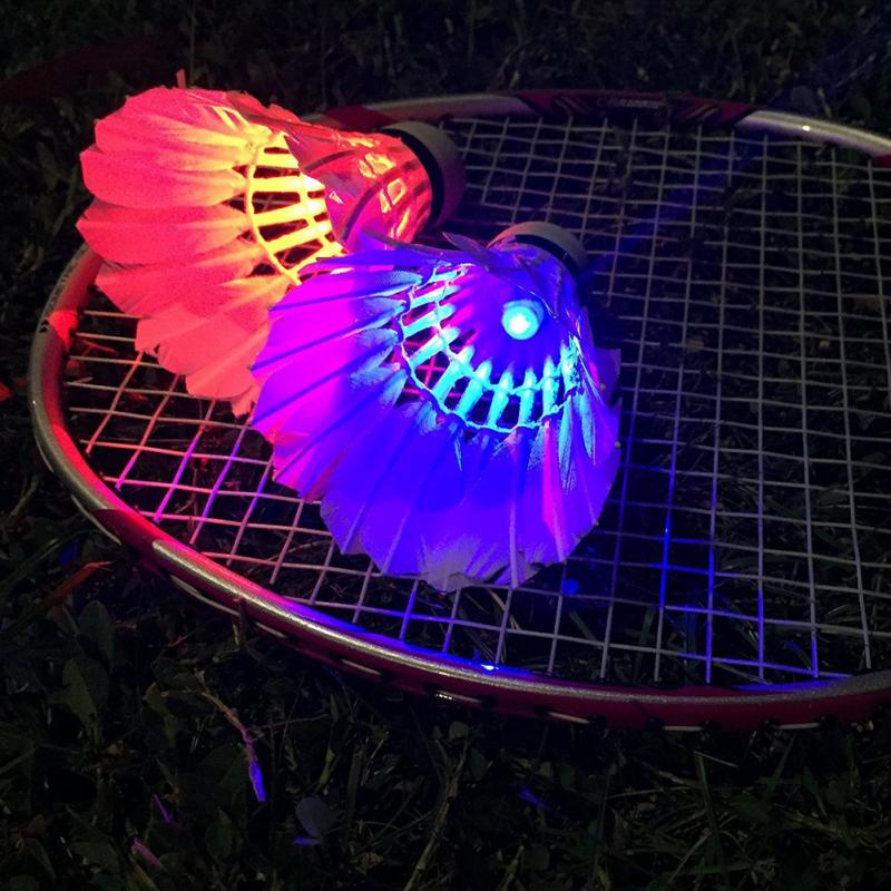 Free-shipping-New-Lighting-Badminton-Dark-Night-Colorful-LED-Lighting-Sport-Badminton-Light-Spot-Shu-32599029162