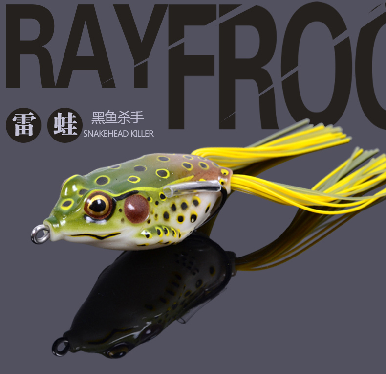 Free-shipping-Trulinoya-frog-lure-fishing-soft-baits-55mm-14g-carp-fishing-soft-plastic-lures-fly-fi-32705828429