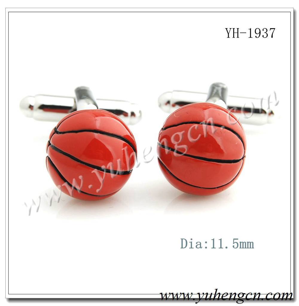 Free-shipping-YH-1937-Rugby-BallBadmintonFootball-Sports-Cufflinks--Factory-Direct-Selling-1000001194561