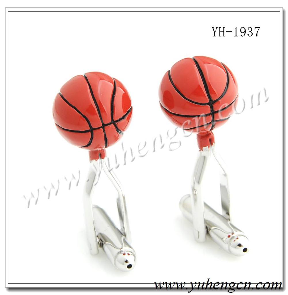 Free-shipping-YH-1937-Rugby-BallBadmintonFootball-Sports-Cufflinks--Factory-Direct-Selling-1000001194561