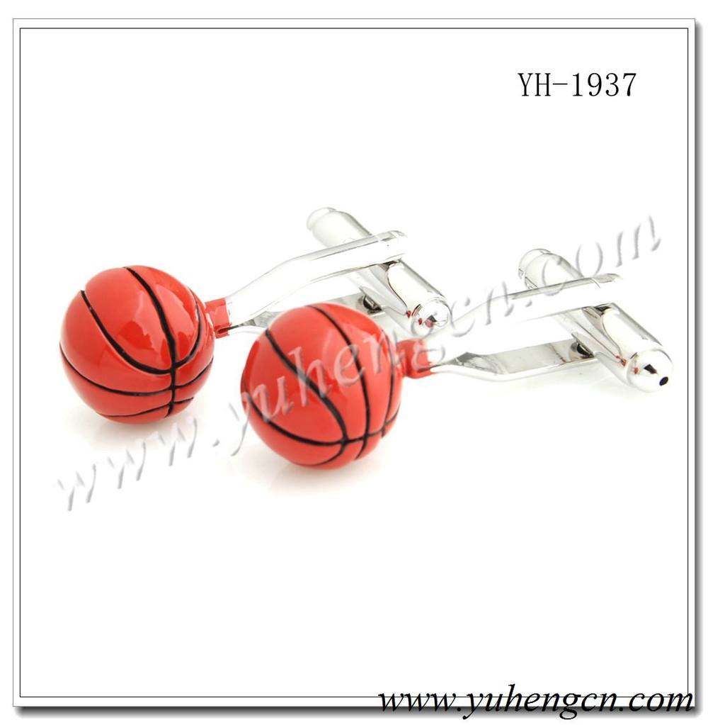 Free-shipping-YH-1937-Rugby-BallBadmintonFootball-Sports-Cufflinks--Factory-Direct-Selling-1000001194561