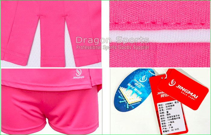 Girl-Tennis-Badminton-Suits-With-Children-Tee-Shirt-and-Sports-Skirt-Quick-Dry-32769690299