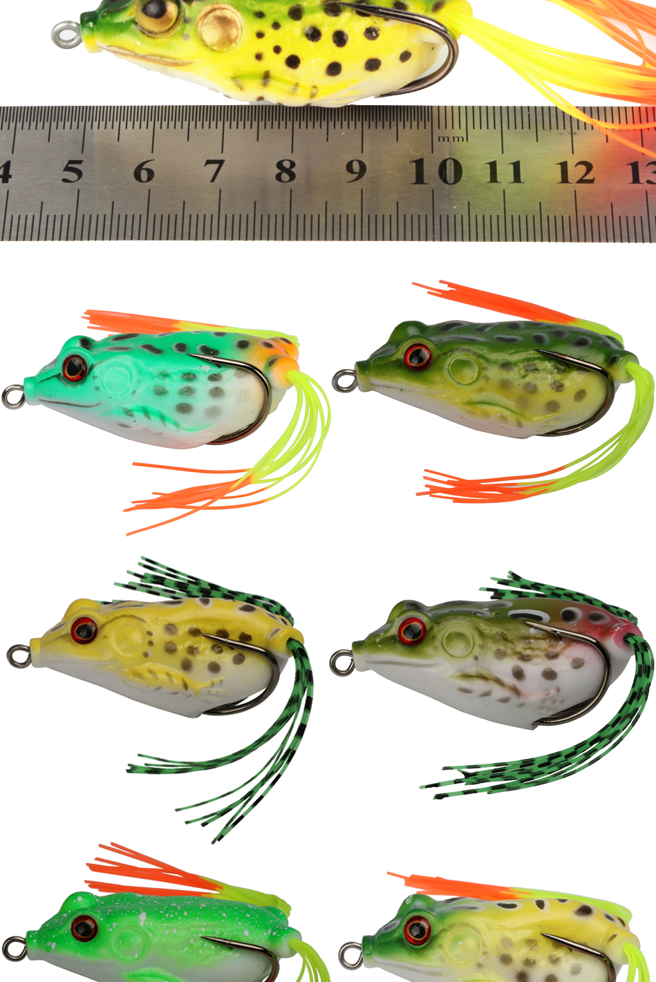 Goture-9pcs-or-18pcs-Top-Water-Frog-Fishing-Lure-Fishing-Tackle-55CM125G-SurfaceFloating-Artificial--32218652403