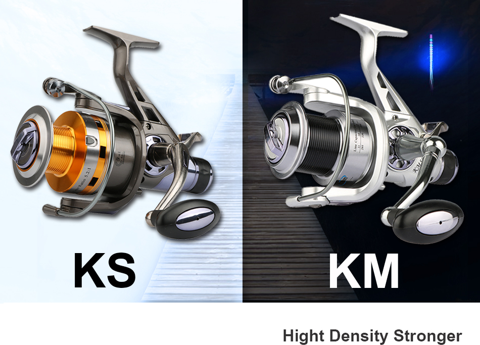 Goture-Spinning-Fishing-Reel-KMampKS-Series-Double-Drag-System-Metal-Spool-Long-Casting-Carp-Fishing-32420652295