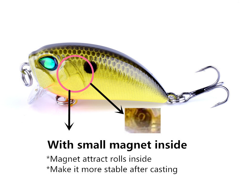 HENGJIA-5pcs-8g-small-Crankbaits-isca-artificial-wobblers-Fishing-Lure-with-Magnet-Diving-Bass-Trout-32754599835