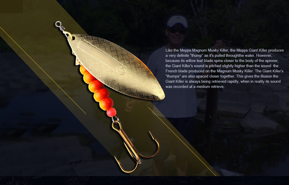 Hot-1PC-1-5-Vissen-Giant-Killer-Plain-Mepps-Fishing-Lure-Hard-Spoon-With-Sharped-Treble-Hook-Souple--32705444701