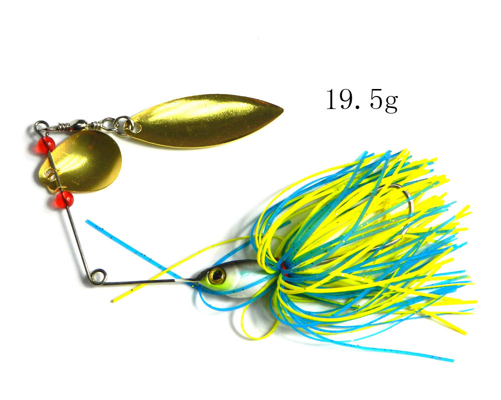 Hot-2016-Spinnerbait-Mixed-Weight-5-Colors-Metal-Fishing-Spoon-Jigs-Skirt-Silicone-Fishing-Lures-Spi-32598420649