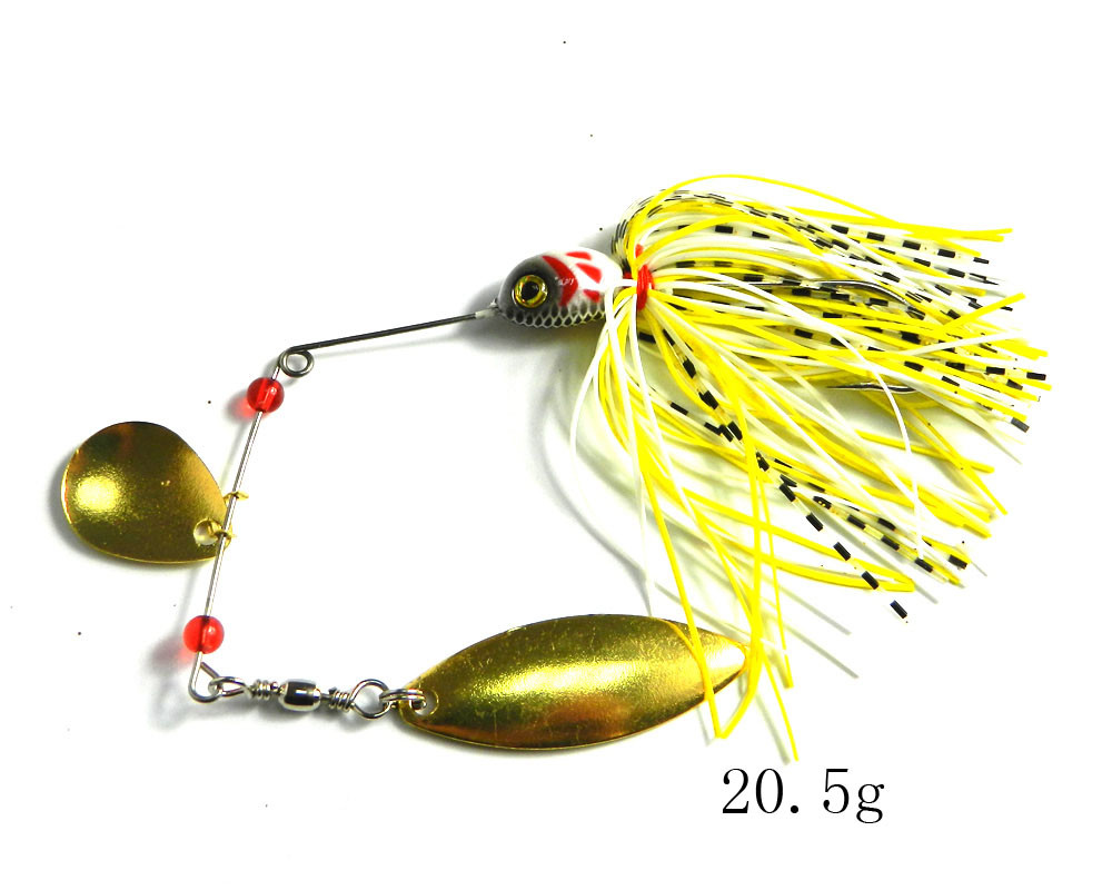 Hot-2016-Spinnerbait-Mixed-Weight-5-Colors-Metal-Fishing-Spoon-Jigs-Skirt-Silicone-Fishing-Lures-Spi-32598420649